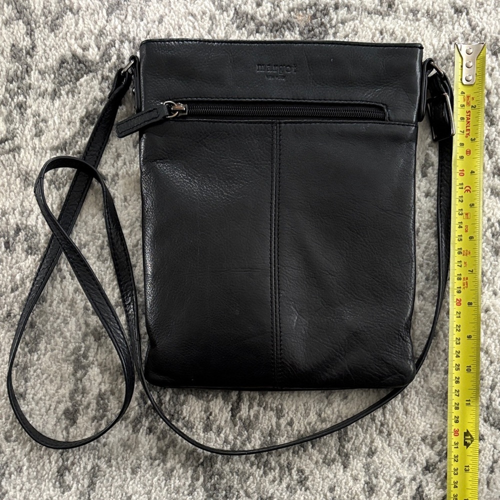 Margot genuine pebbled Leather Crossbody Bag